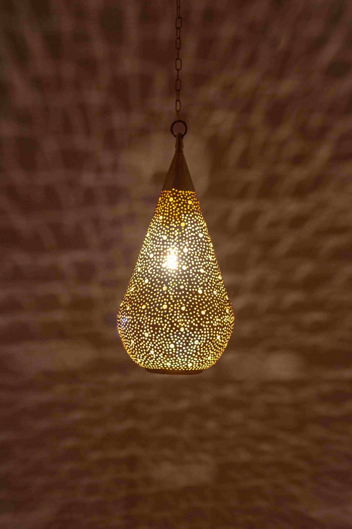 Pendant Light Moroccan Brass Chandelier